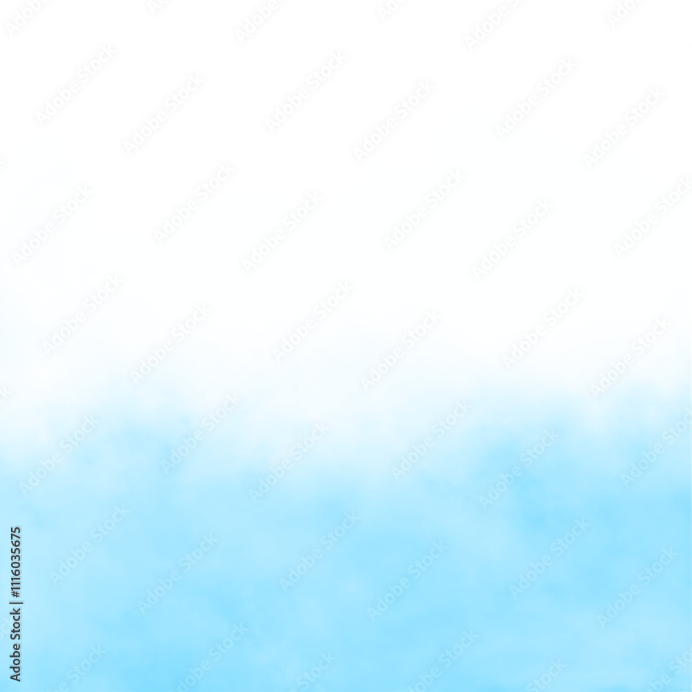 Fototapeta premium Blue smoke fog or cloud on transparent background