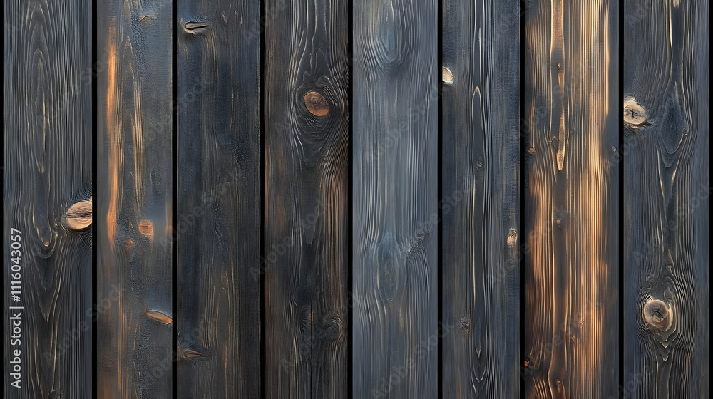 Obraz premium Dark Wood Planks Background Texture