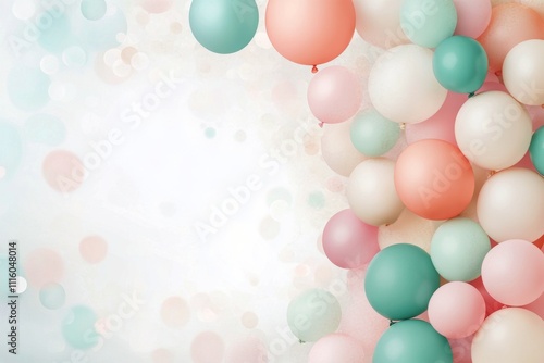 Colorful balloons create a festive atmosphere for celebrations and events