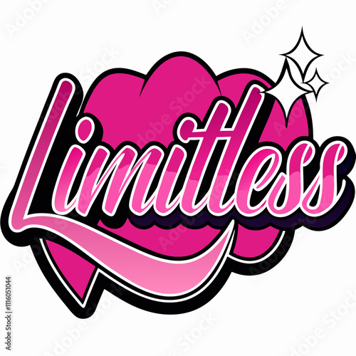 sticker design of limitless