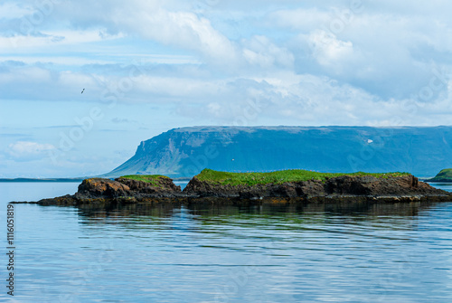 Small island, in Breidafjordur, west Iceland photo