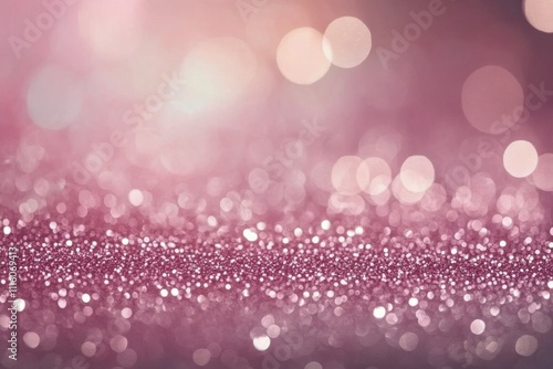 Shimmering pink glitter background with soft bokeh effect ideal for creative ...