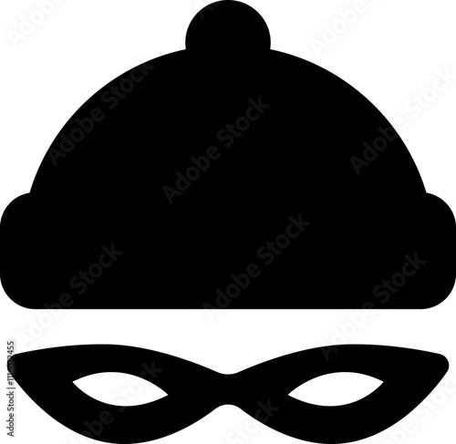 Incognito icons. Collection of anonymous and strangers