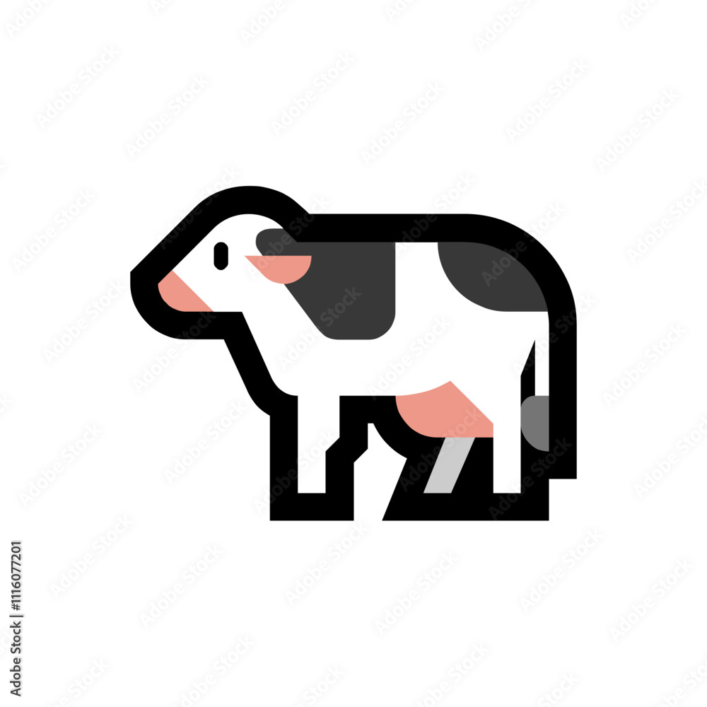 Fototapeta premium Spotted Cow 