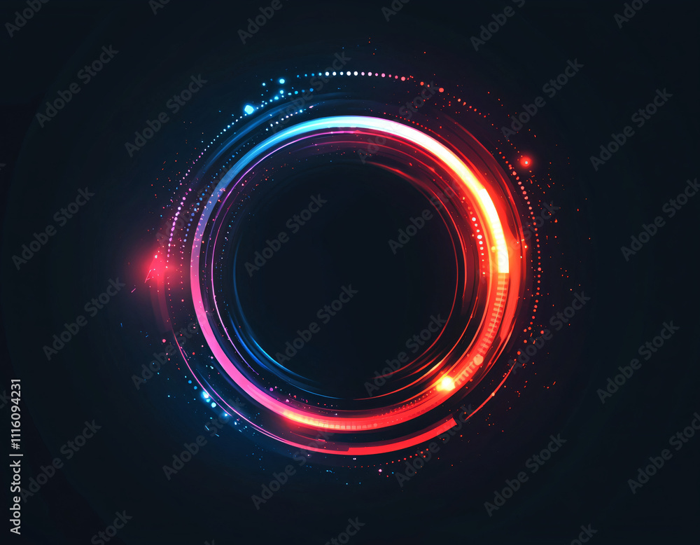 Neon Circle Glow Neon Circle Glow