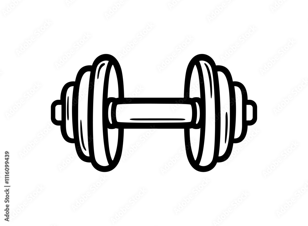 Dumb-bell black icon. Weightlifting barbell vector symbol. Barbell vector icon for web graphic design. Weight-lifting sign. Bodybuilding, gym, crossfit, workout. Sport equipment Dumb-bell black icon. Weightlifting barbell vector symbol. Barbell vector icon for web graphic design. Weight-lifting sign. Bodybuilding, gym, crossfit, workout. Sport equipment