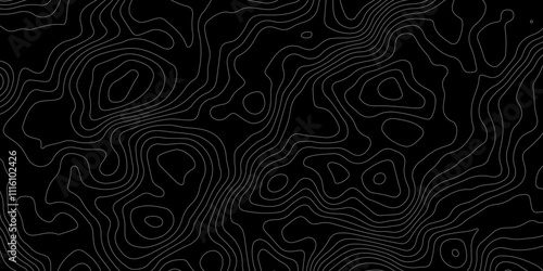 Modern abstract glowing wave background. Dynamic flowing wave lines design element. Dark abstract background with glowing wave line for banner, template, wallpaper background with wave.