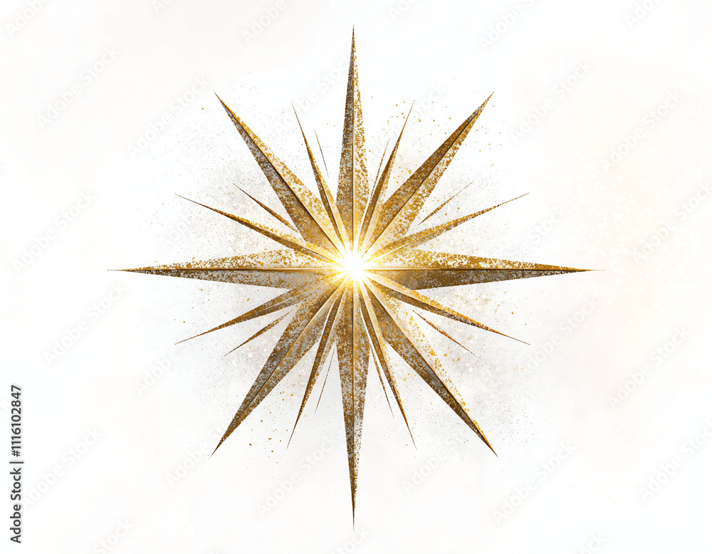 Obraz premium Golden Starburst