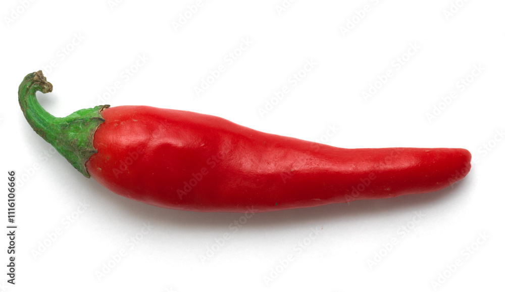 Red hot pepper isolated on white background Red hot pepper isolated on white background