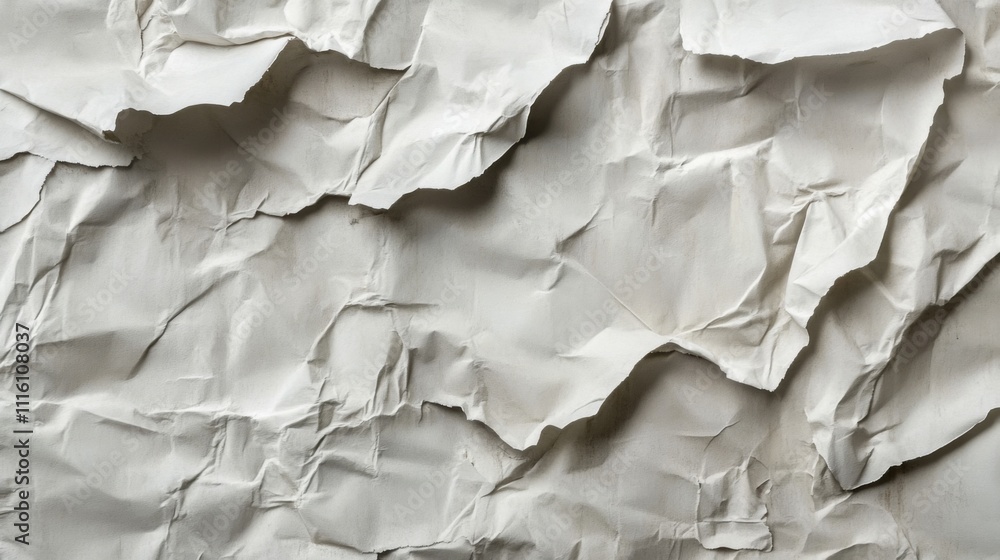 Fototapeta premium Recycled paper, vintage texture. Generative AI
