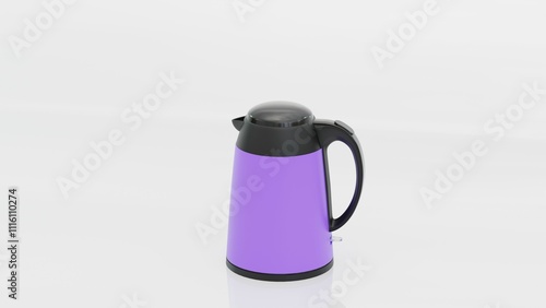 Wallpaper Mural Realistic 3D electric kettle heater model with stainless steel finish, modern design, and detailed features. Perfect for e-commerce, ads, packaging, and presentations. Includes high-quality renders an Torontodigital.ca