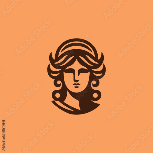 Beauty athena goddess logo