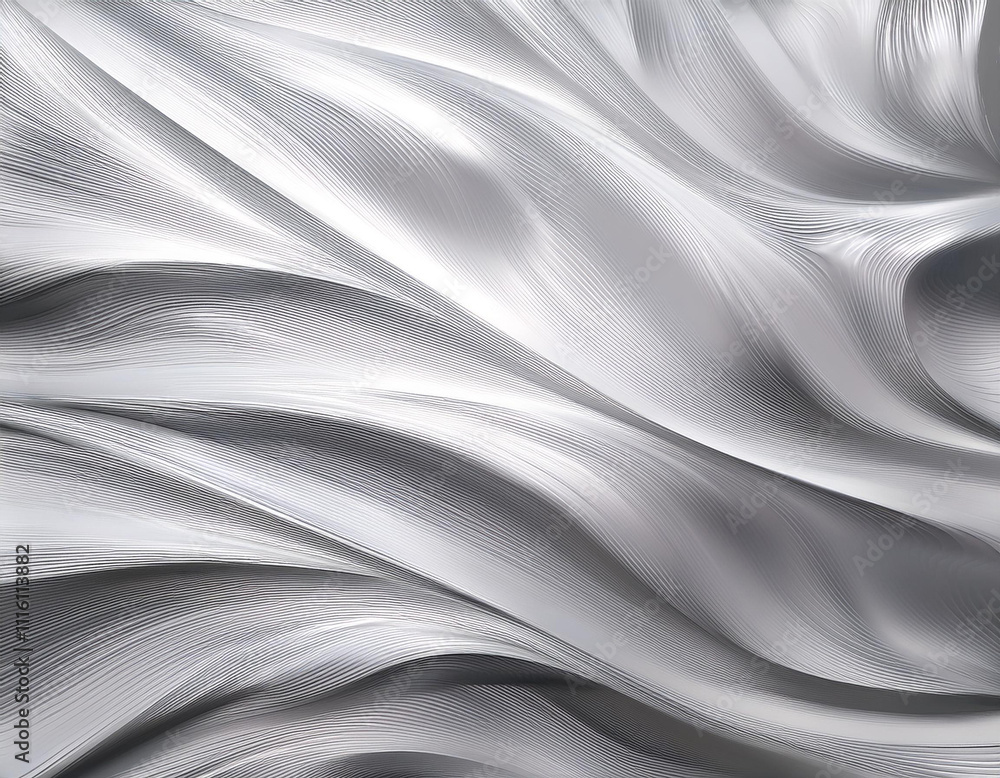 Obraz premium White abstract background. Silver effect texture. Light gray colour textur