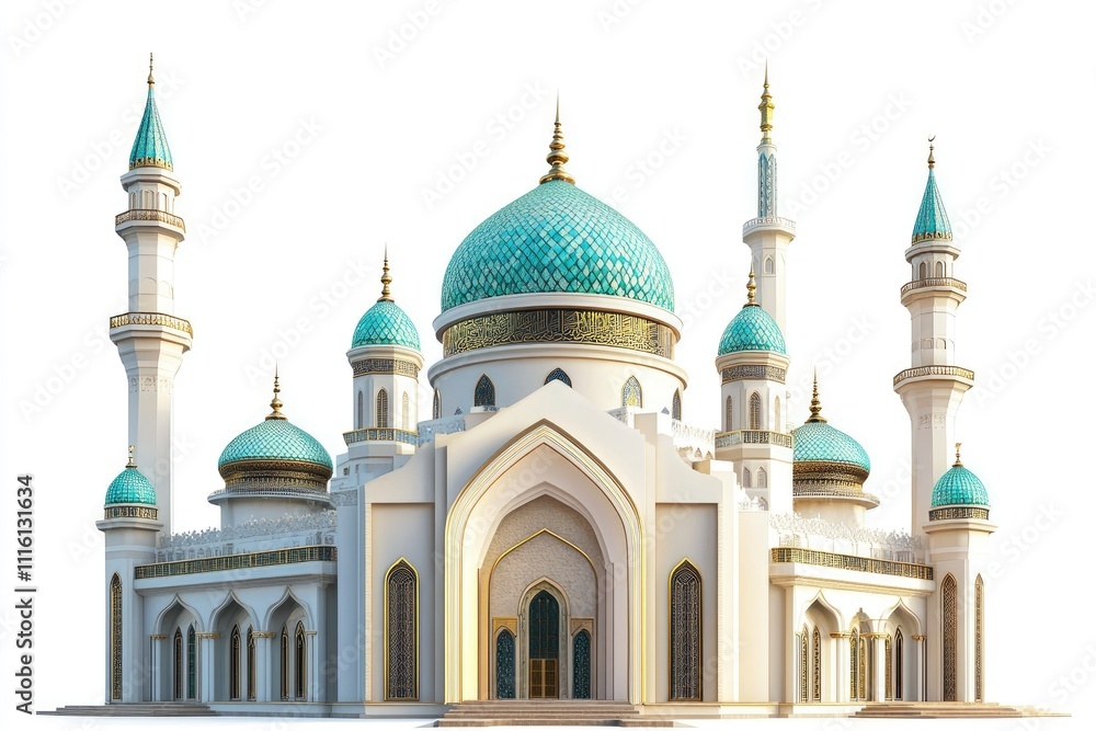 Obraz premium 3d illustration of a mosque 