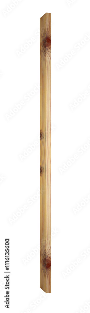 Left side wooden board. On isolated transparent background. Left side wooden board. On isolated transparent background.