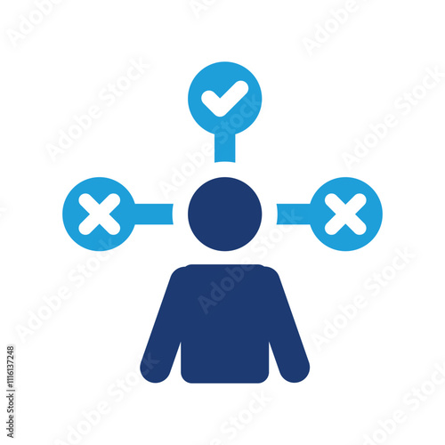 Decision making icon