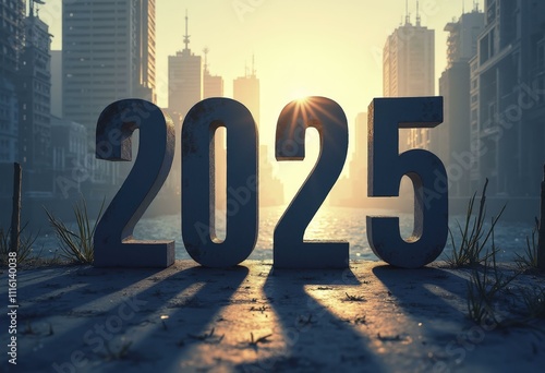 Wallpaper Mural 2025 casting long shadows across an urban cityscape at sunset Torontodigital.ca