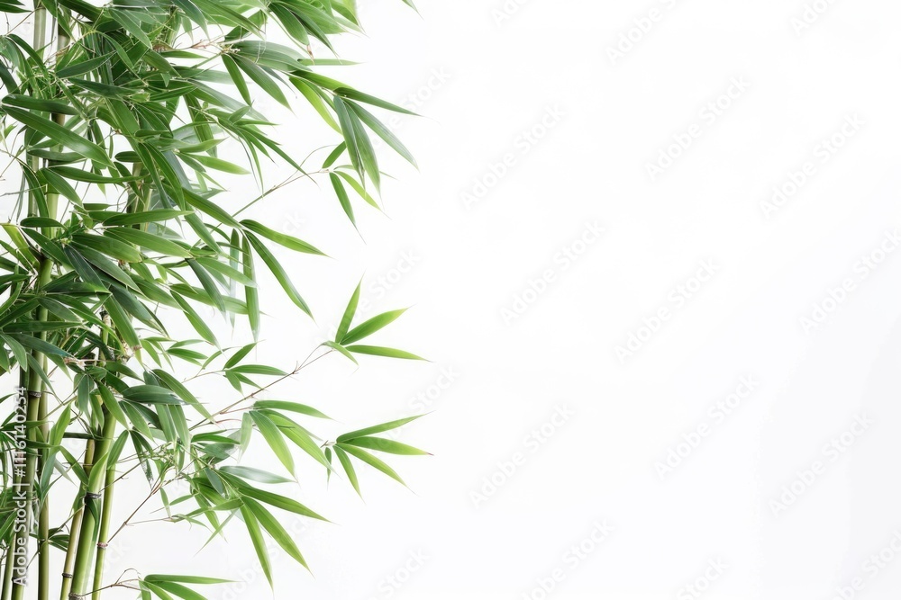 Fototapeta premium Bamboo isolated on white