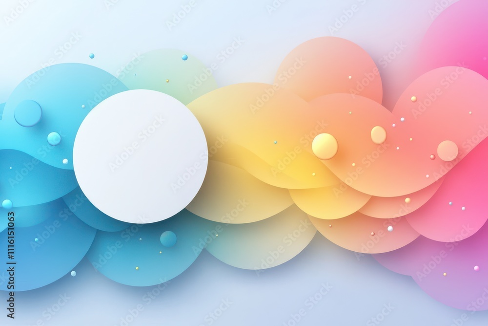 Abstract colorful circles and lines background Abstract colorful circles and lines background