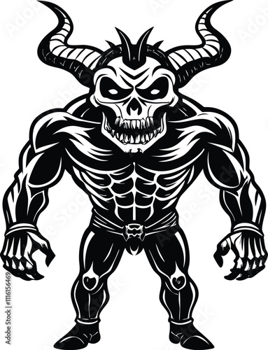 Wallpaper Mural illustration of a skull Torontodigital.ca