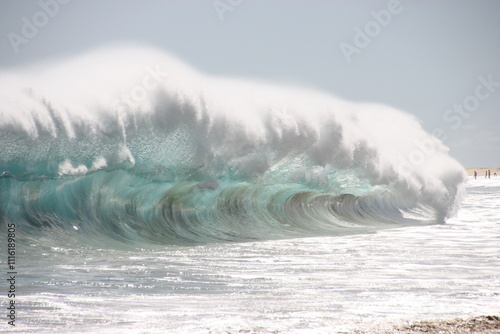 Shore break au Cap Vert