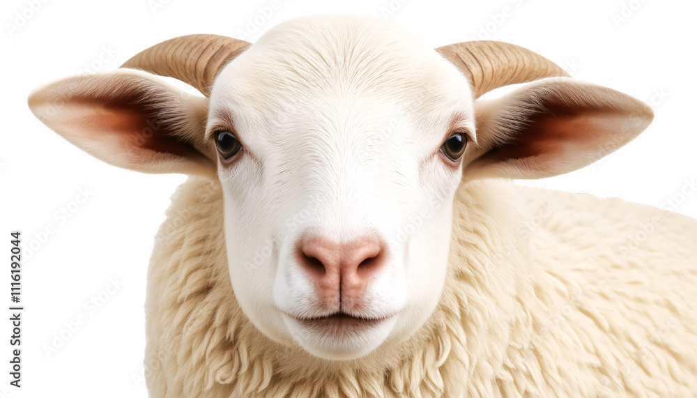 Fototapeta premium sheep isolated on transparent background