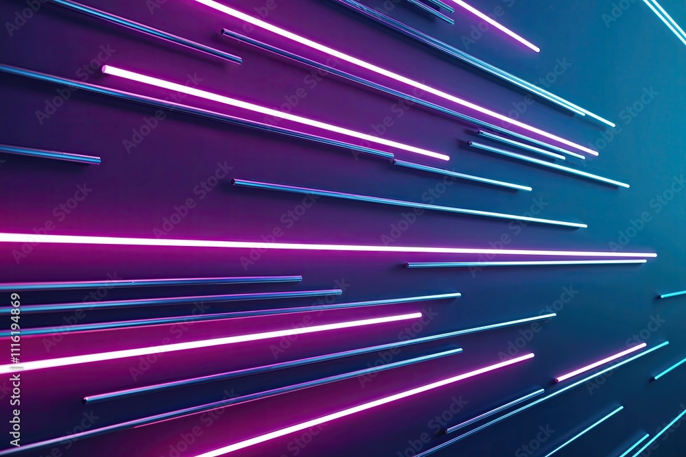 Vibrant 3D Digital Background with Contemporary Neon Design and Shimmering Azure Lines Vibrant 3D Digital Background with Contemporary Neon Design and Shimmering Azure Lines
