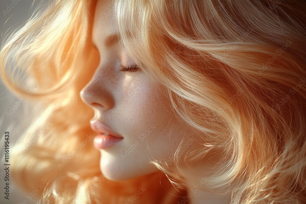 a close-up of delicate peach fuzz hair illuminated by soft, warm morning light, emphasizing the fine texture and gentle colors against a blurred pastel background, evoking warmth and intimacy a close-up of delicate peach fuzz hair illuminated by soft, warm morning light, emphasizing the fine texture and gentle colors against a blurred pastel background, evoking warmth and intimacy