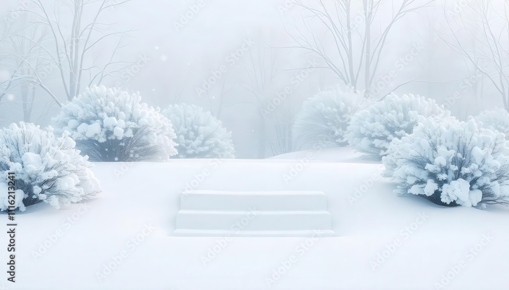 Fototapeta premium snowy park