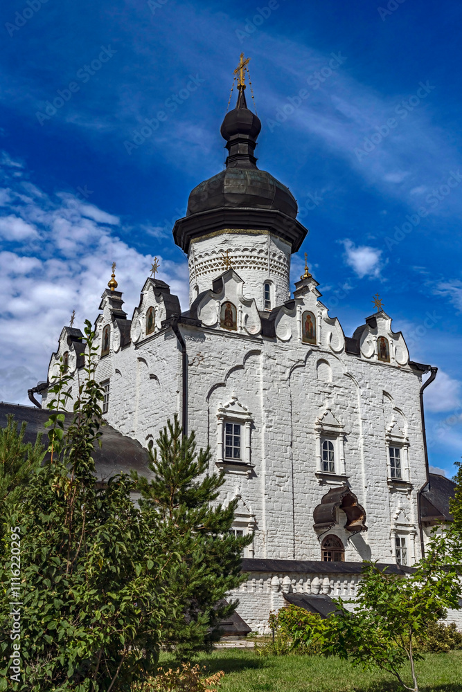 Fototapeta premium Assumption of Our Lady cathedral, year of construction - 1561. Assumption of Our Lady monastery, island-city Sviyazhsk, Russia