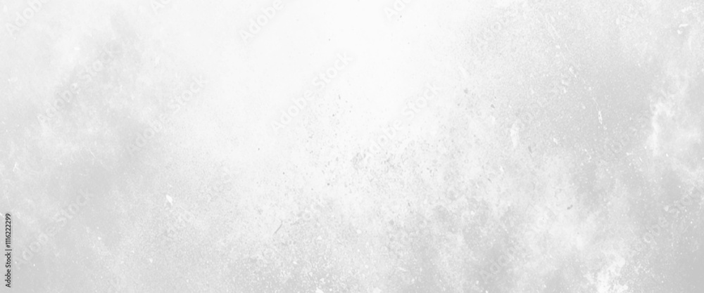 Obraz premium Vector white painted cement grunge texture background.