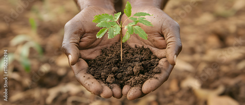 Various recycling and waste disposal activities and green space, loving the world, a green world for a friendly environment photo