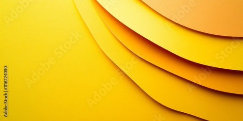 Vibrant yellow paper background featuring a colorful paper texture that enhances visual appeal, perfect for design projects requiring a bold and engaging backdrop with paper texture.