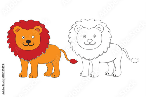 Coloring Book For Kids Wildlife Animal - Wildlife Animal Coloring Book for Kids
