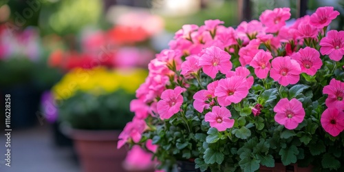 Wallpaper Mural Charming pink flower canteens flourish in the garden, showcasing the vibrant beauty of pink flower canteens that enhance any outdoor space with their stunning appearance. Torontodigital.ca