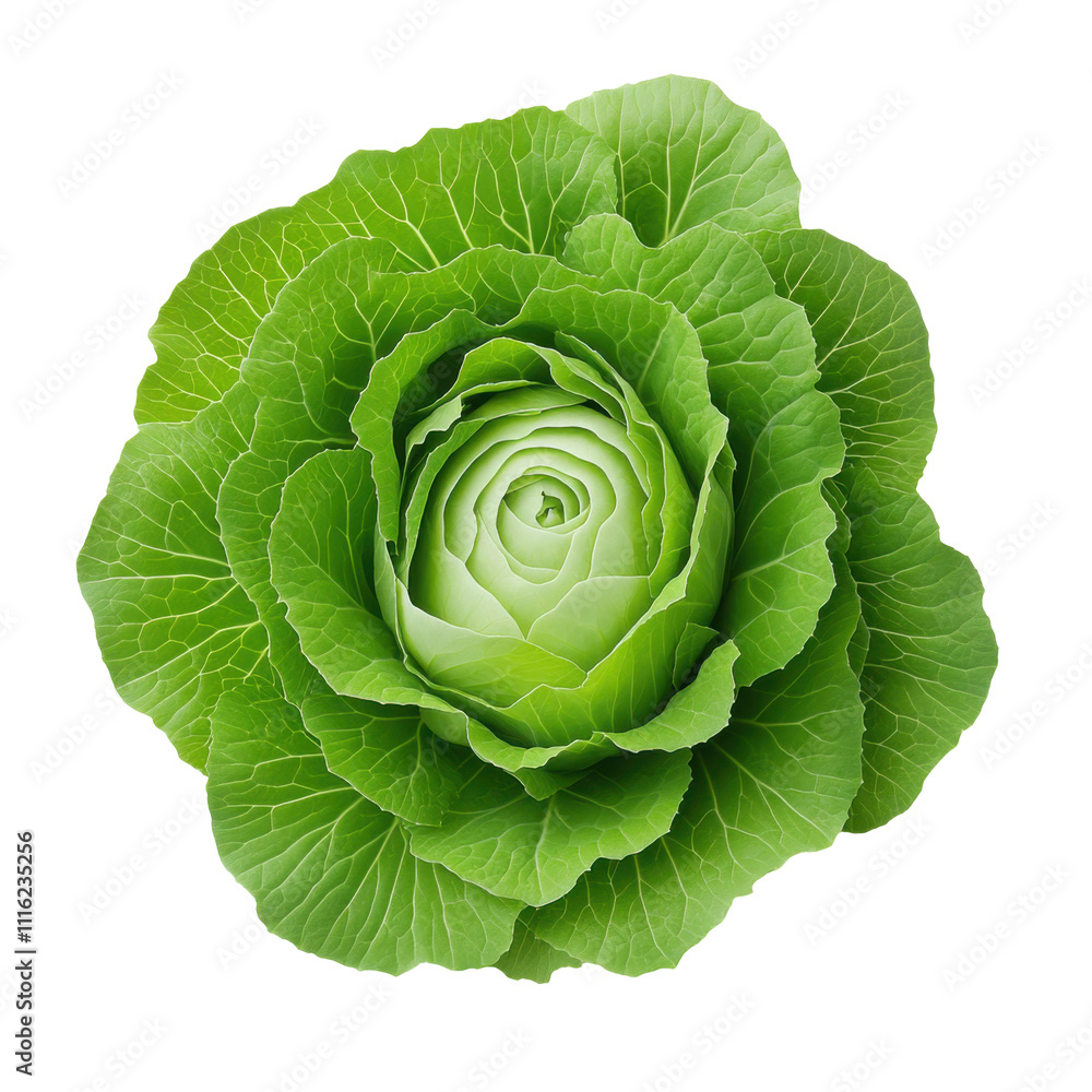 Obraz premium Lettuce on transparent background