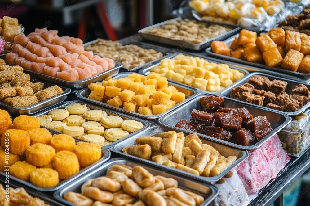 Malaysia popular assorted sweet dessert or simply known as kuih Malaysia popular assorted sweet dessert or simply known as kuih