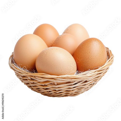 Wallpaper Mural Photo of an egg basket, isolated on a transparent background. Torontodigital.ca