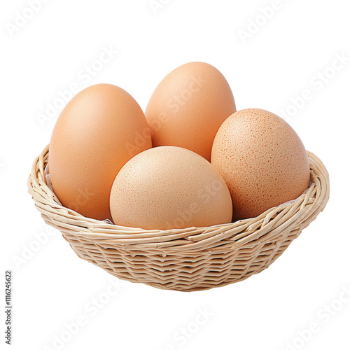Wallpaper Mural Photo of an egg basket, isolated on a transparent background. Torontodigital.ca