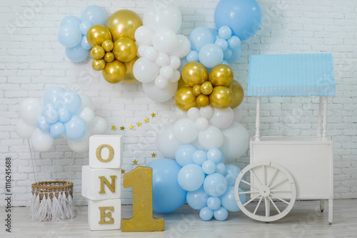 birthday party balloons first year