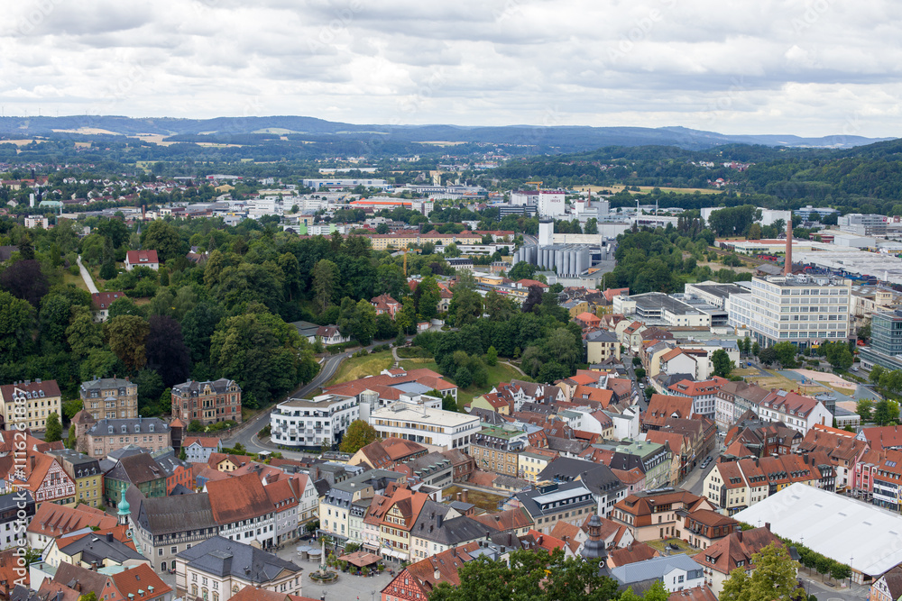 Obraz premium Panoramic view over the city of the old town