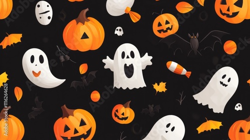 create a minimalist image of light black background with cute small halloween theme elements --chaos 20 --ar 16:9 --v 6.1 Job ID: 548e59a9-cf16-4f10-a64e-d209e3299ca0