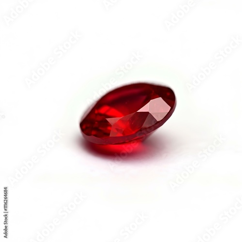 Ruby on white Background
