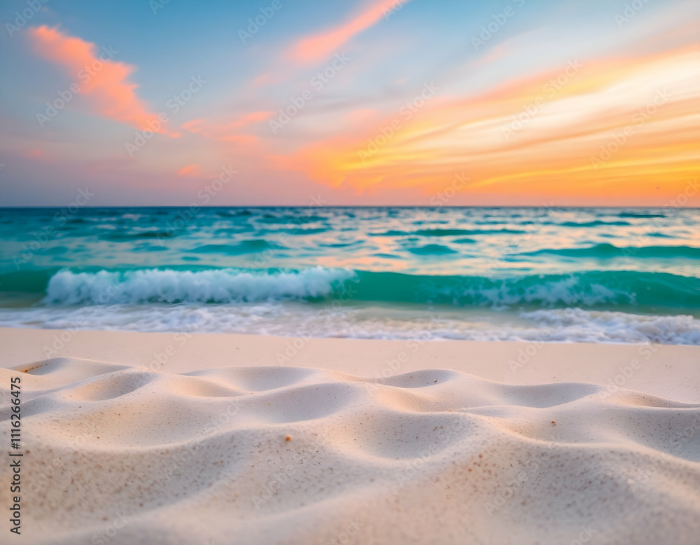 Obraz premium sunset on the beach