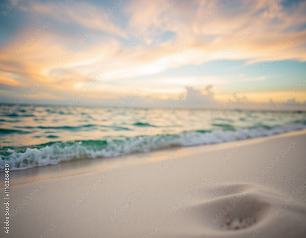 Fototapeta premium sunset on the beach