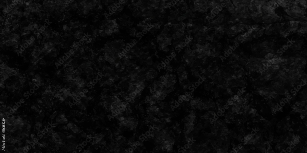 Fototapeta premium Grunge rock scratch aged cracked antique black distressed gradient rough vintage dirty wall concrete vein texture background.