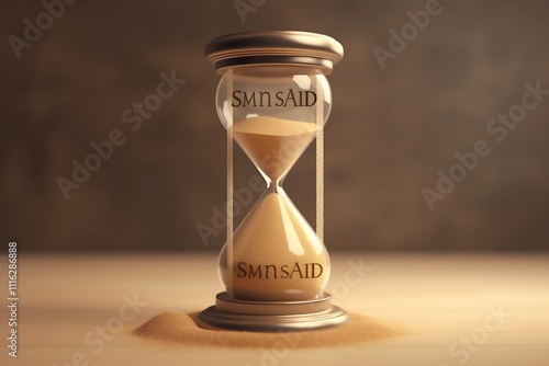 Hourglass Sands Of Time Showing Smnsaid photo