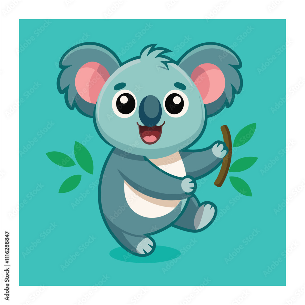 Fototapeta premium simple beautiful koala