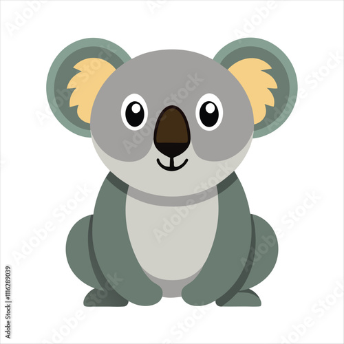 simple beautiful koala
