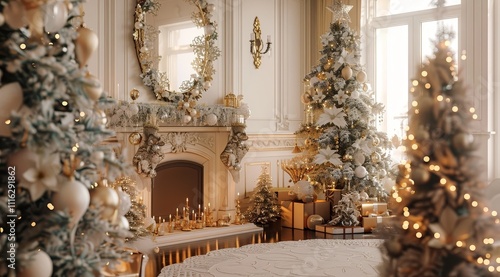 Wallpaper Mural Navidad. Salón vintage Torontodigital.ca